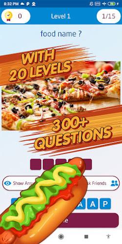 Guess food games 스크린샷 2