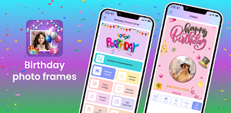 Ai Birthday Photo frames Скриншот 0