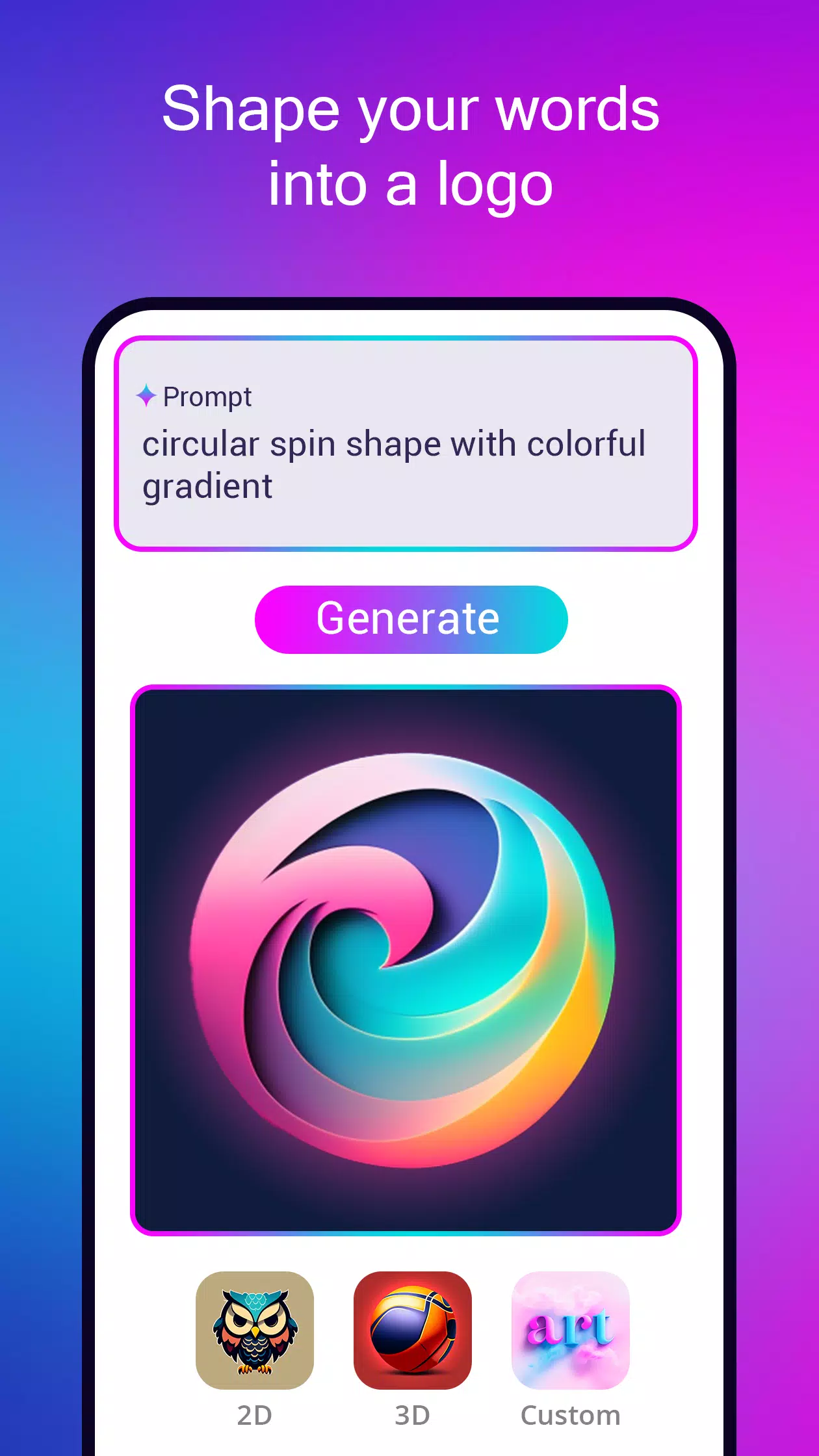 Logo maker AI Logo generator Скриншот 1