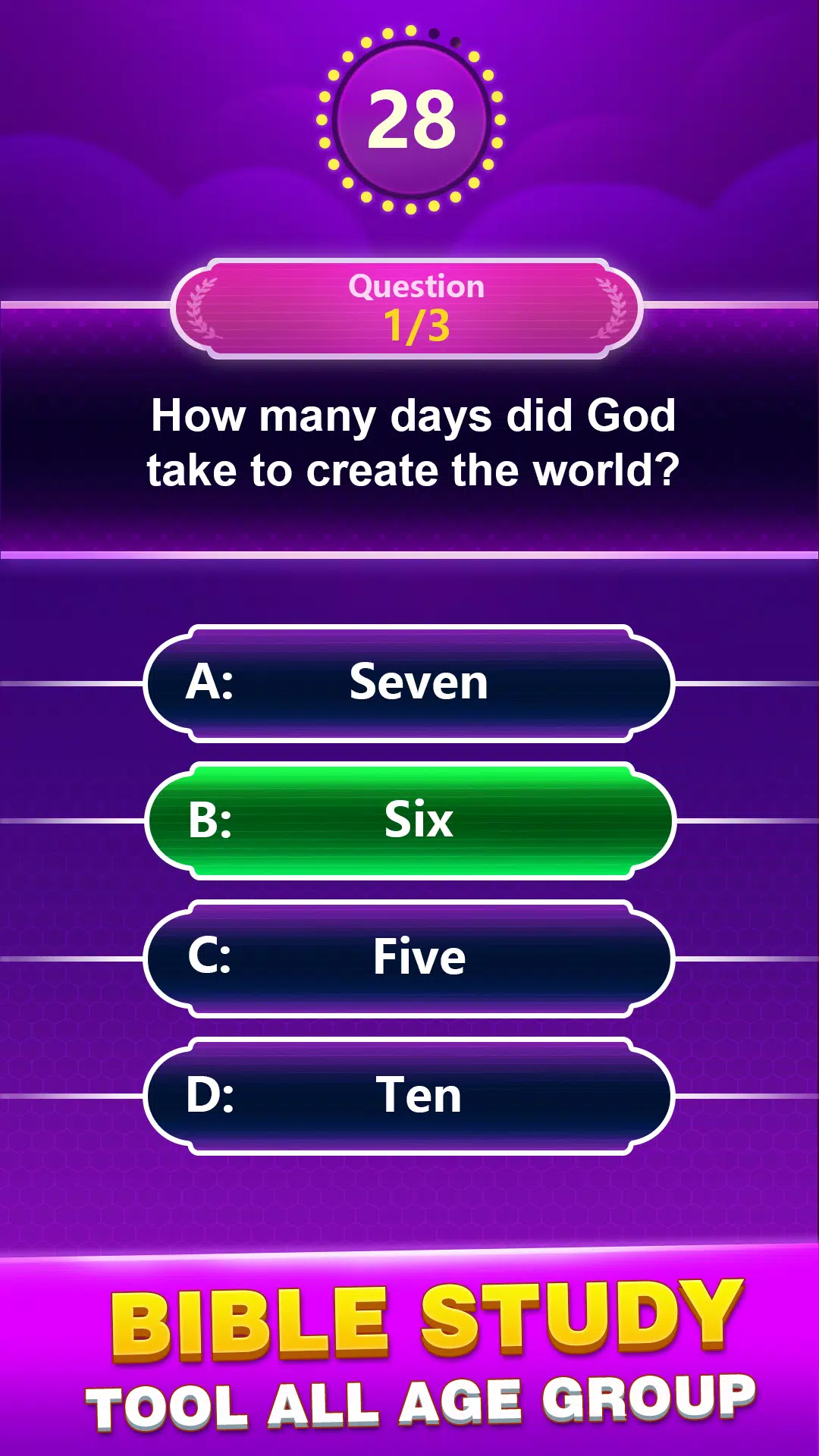 Bible Trivia Captura de tela 0