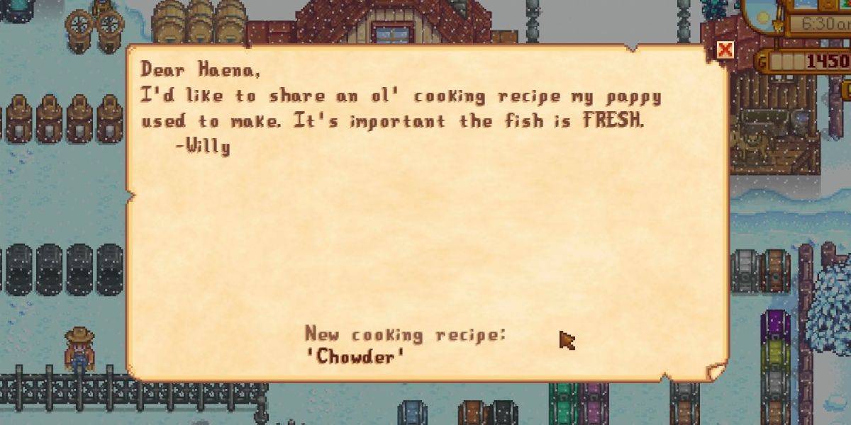 Willy's Fishing Buff Recipes