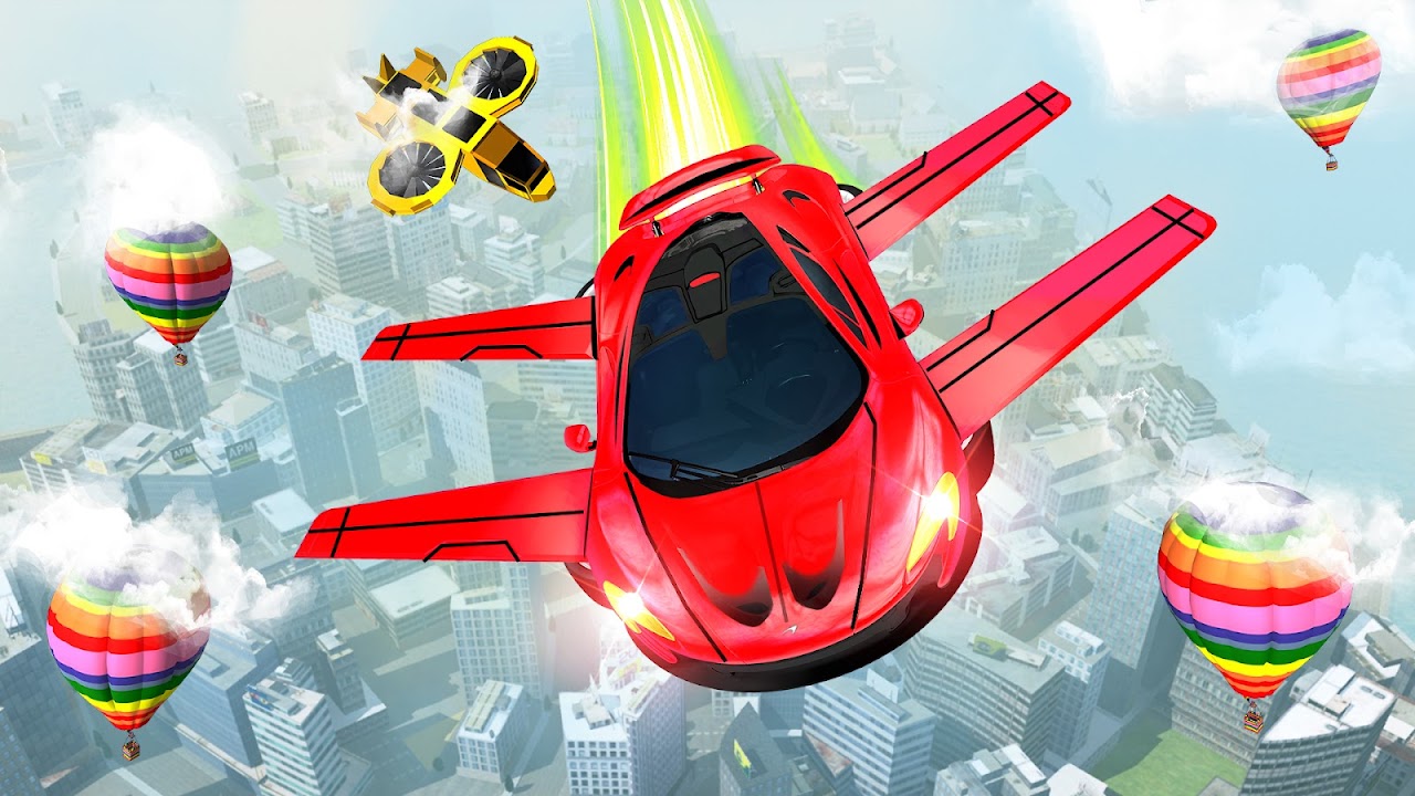 Flying car- Robot Transformation Car Driving 스크린샷 2