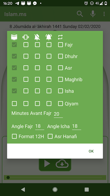 Islam.ms Prayer Times & Qiblah স্ক্রিনশট 3