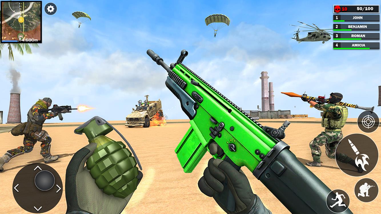 Fps Shooting Attack: Gun Games Ảnh chụp màn hình 1