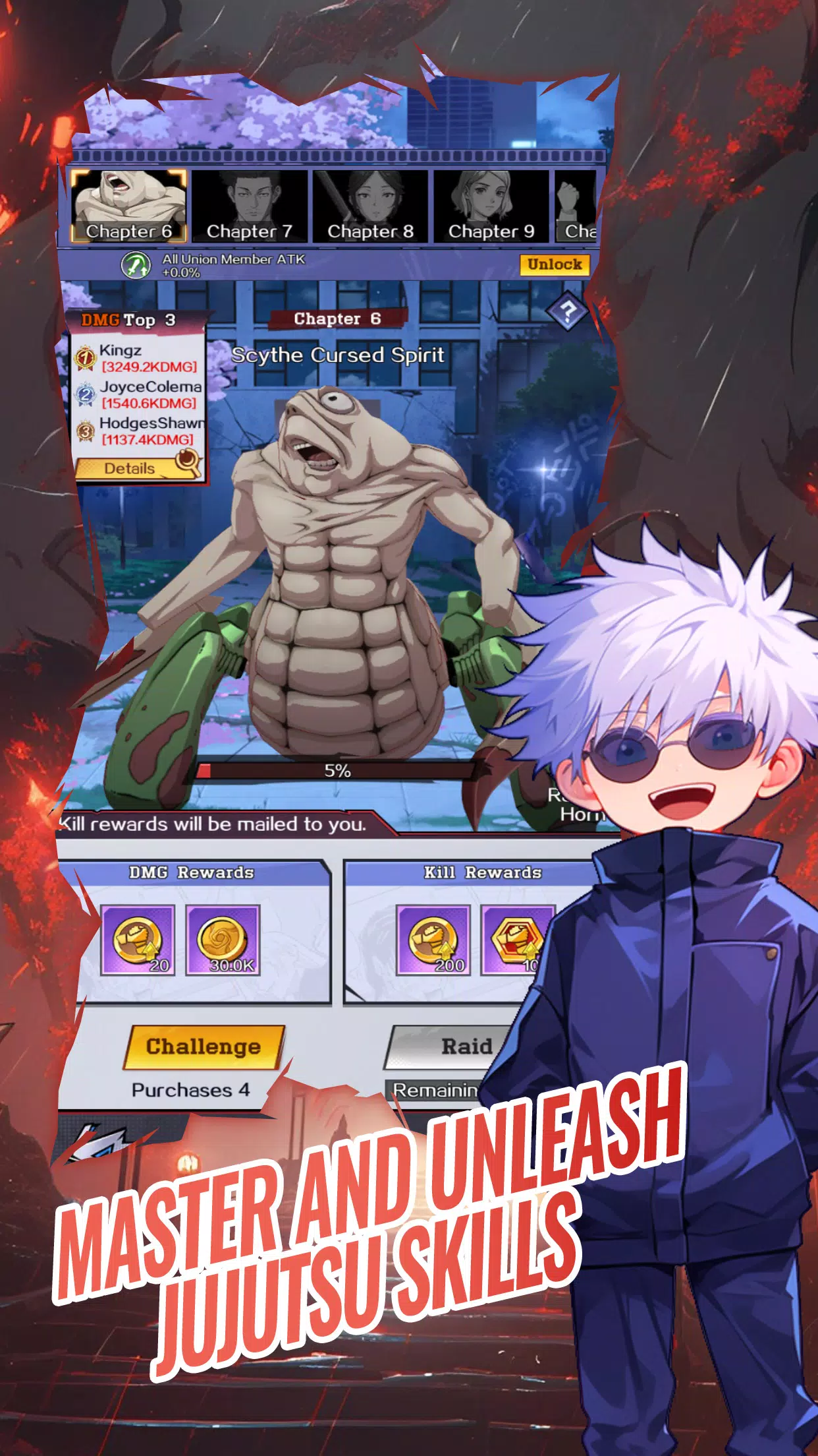 Jujutsu Masters: Cursed Rivals Captura de pantalla 3