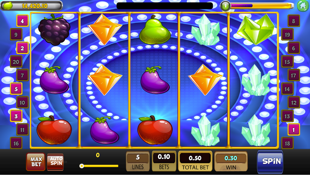 Royal Slot Style Machine Free Spins Pro Style Screenshot 2