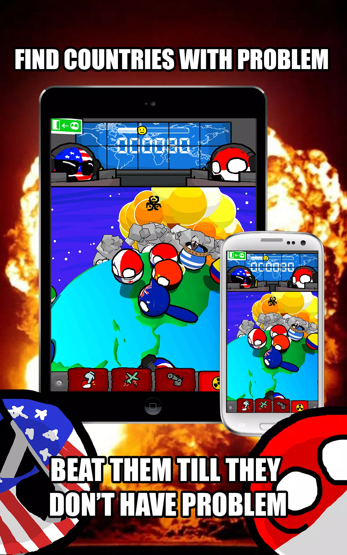 Polandball: Not Safe For World Captura de tela 0