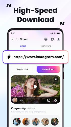 Reels video downloader, repost স্ক্রিনশট 1