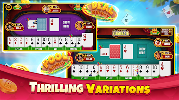 Indian Rummy Offline Card Game Captura de pantalla 2