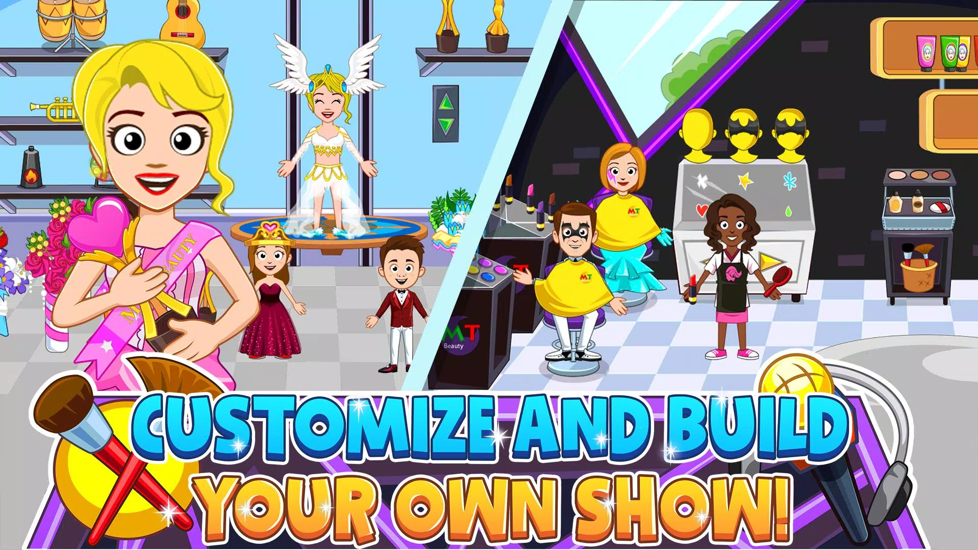 My Town : Beauty Contest Скриншот 1
