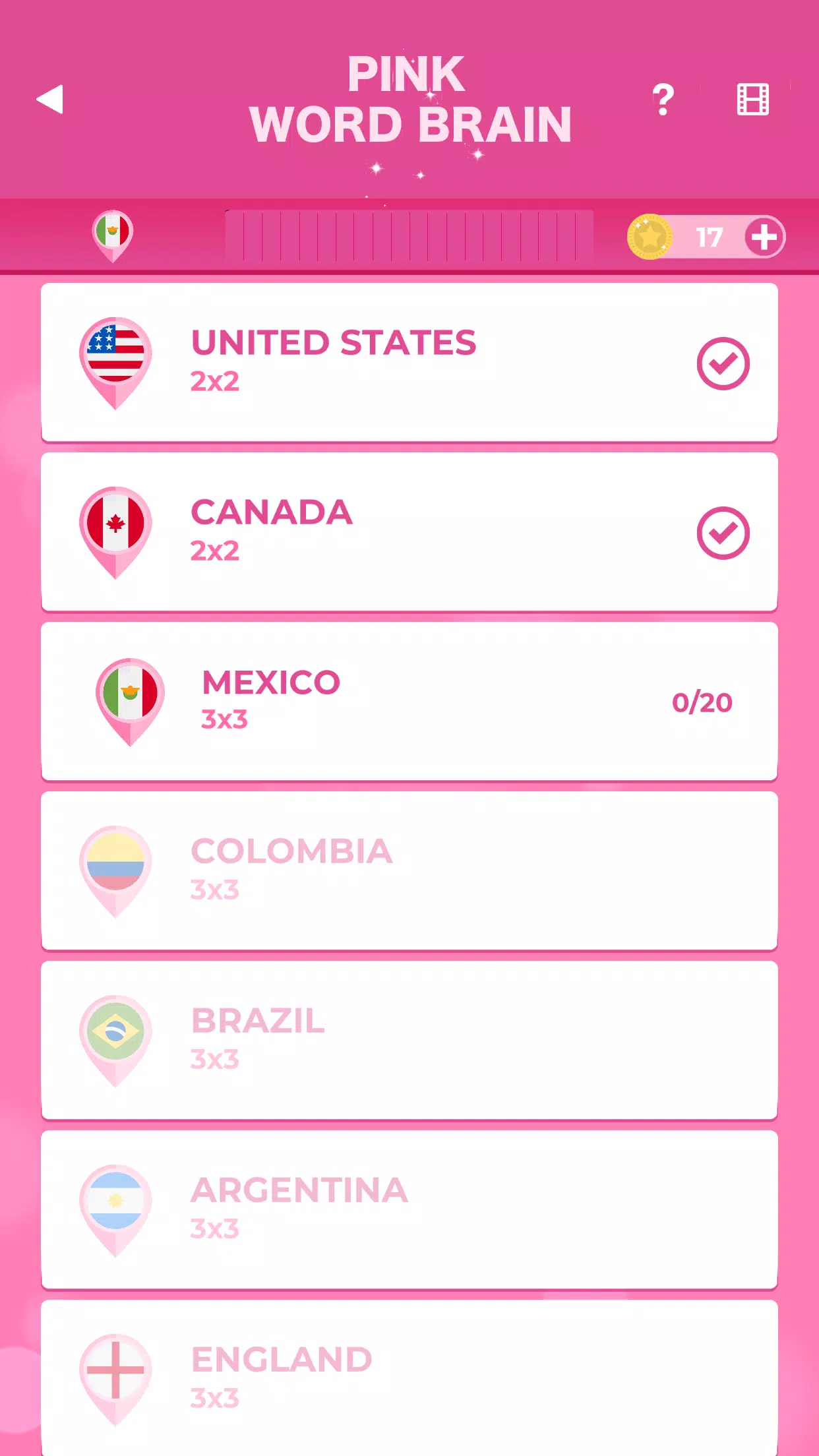 PINK WORD BRAIN Captura de tela 2