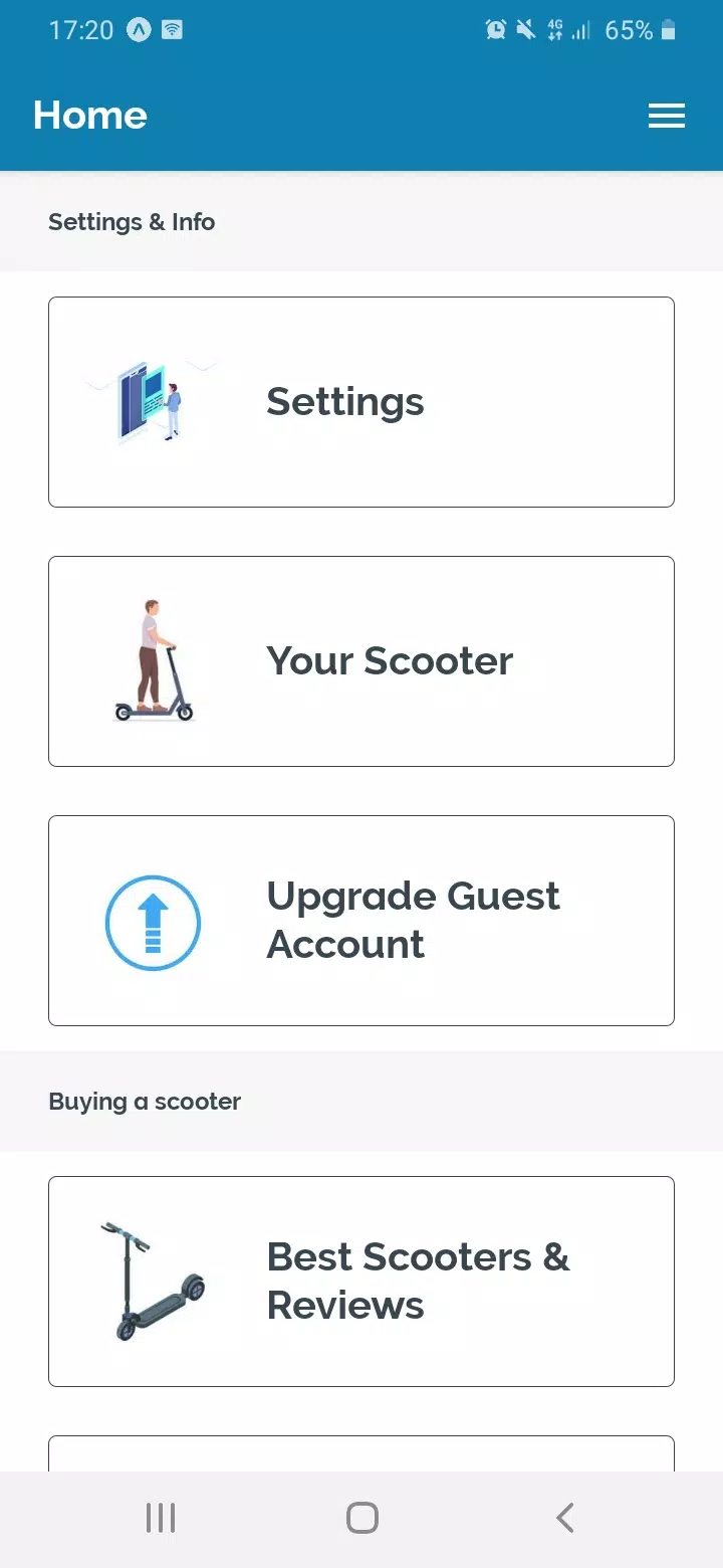 Electric Scooter Universal App ภาพหน้าจอ 0