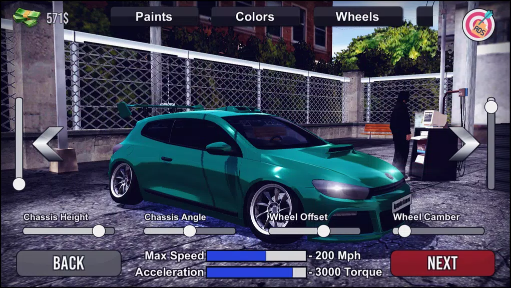 Megane Drift Simulator 스크린샷 1