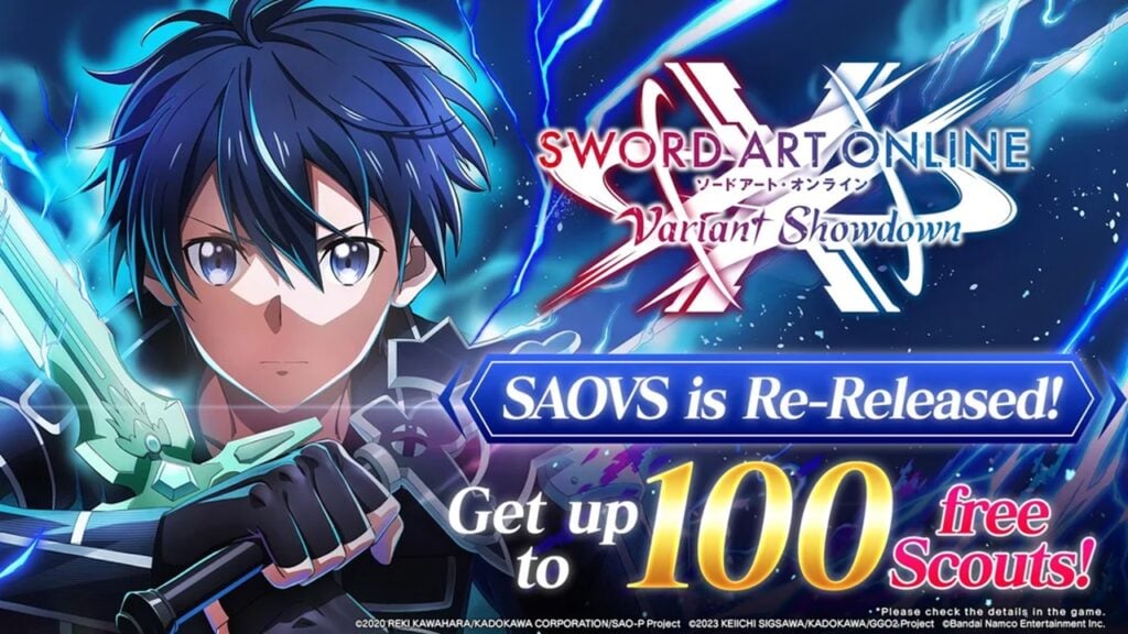 Sword Art Online Varian Showdown Pulangan Selepas Penyelenggaraan