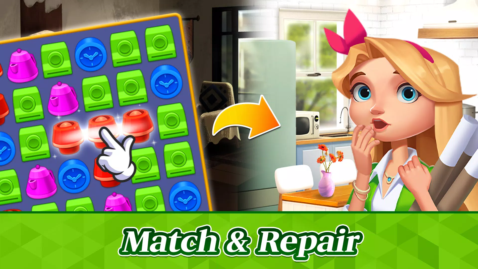 Match Puzzle House Ekran Görüntüsü 1