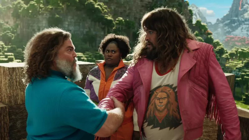 Jack Black Özel Minecraft Film Sunucusunda Konağı Building