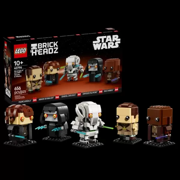 樂高星球大戰(Lego Star Wars)布里克黑茲(Brickheadz)的西斯英雄與惡棍的複仇