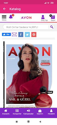 Avon Türkiye Üyelik Screenshot 2