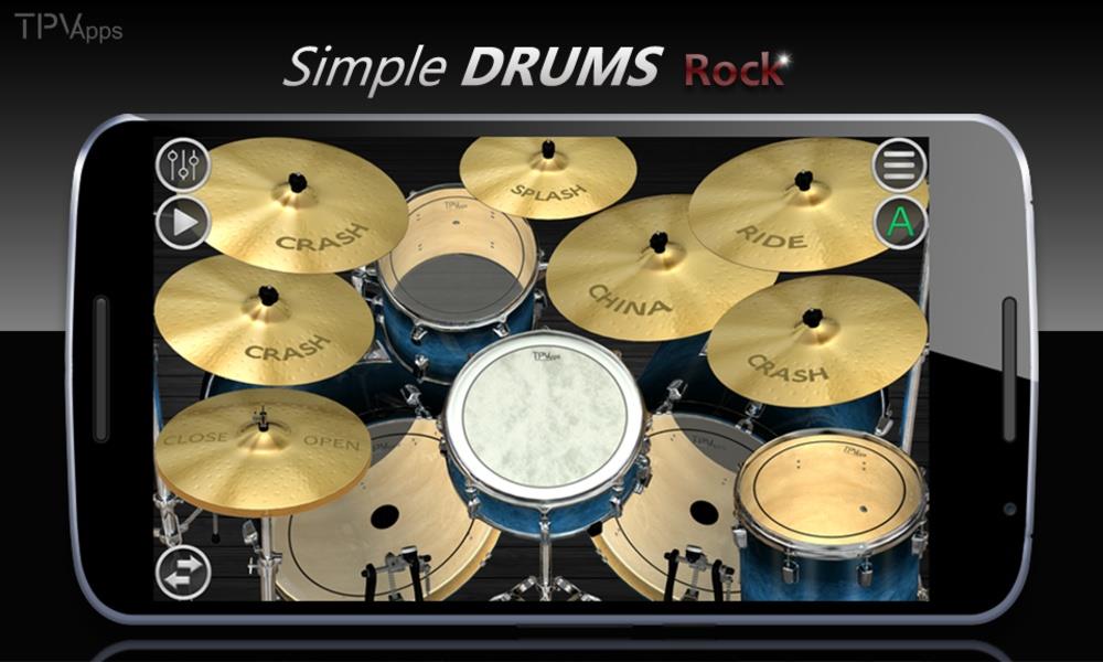 Simple Drums Rock - Batería Captura de pantalla 2