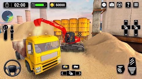 Heavy Sand Excavator 3D Sim スクリーンショット 2