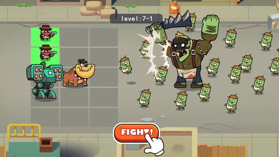 Merge Mech vs. Zombie Brawl 스크린샷 0