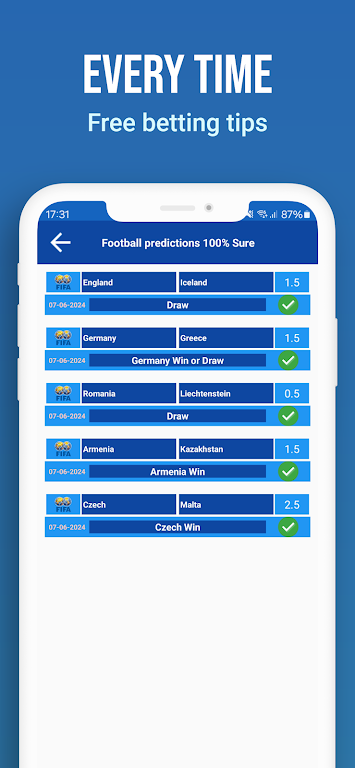 Football Prediction 100% Sure Captura de pantalla 2