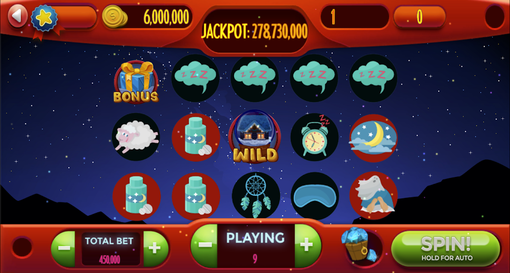 Sleeping - Earn 5 Reels Bonus Money 스크린샷 0