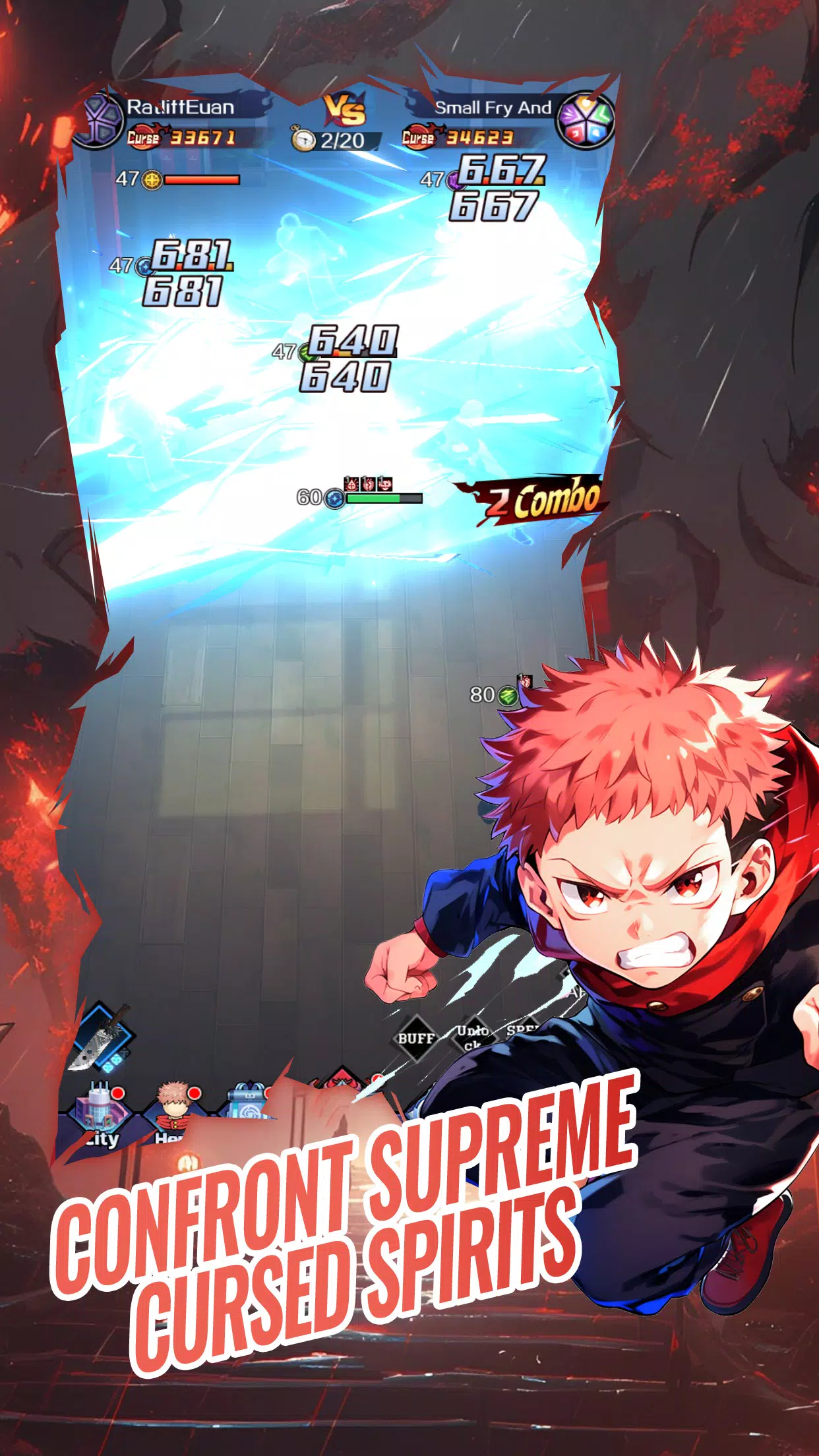 Jujutsu Masters: Cursed Rivals Captura de pantalla 1