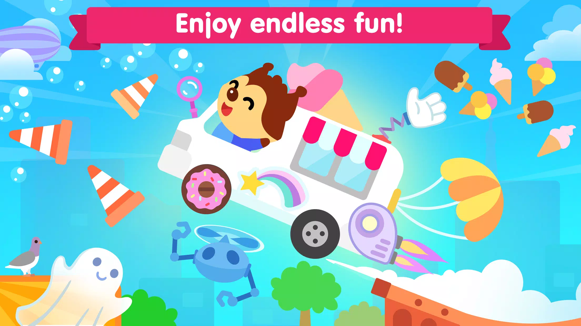 Jeu de voiture pour enfant Capture d'écran 2