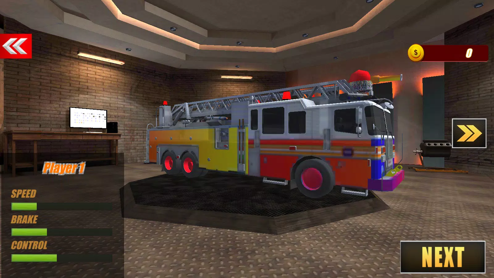 Fire Truck Simulator Rescue スクリーンショット 0