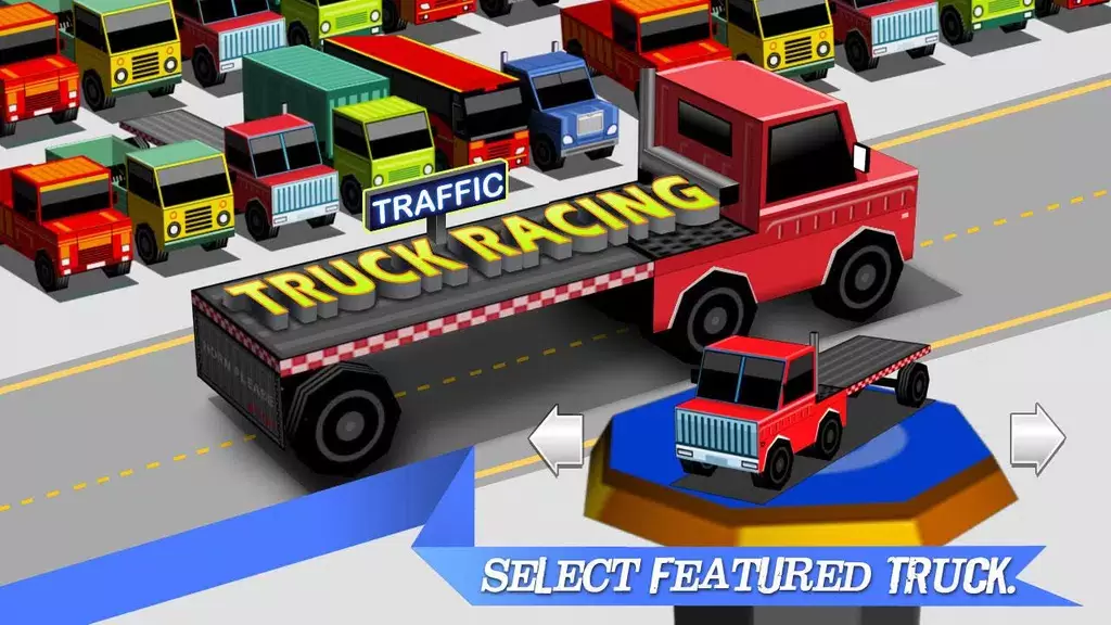 Truck Traffic Racing3D ဖန်သားပြင်ဓာတ်ပုံ 0