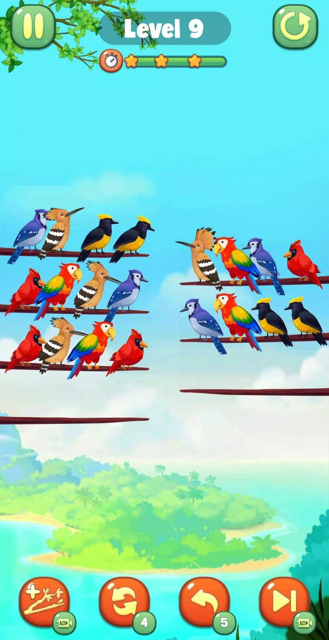 Bird Sort應用截圖第1張