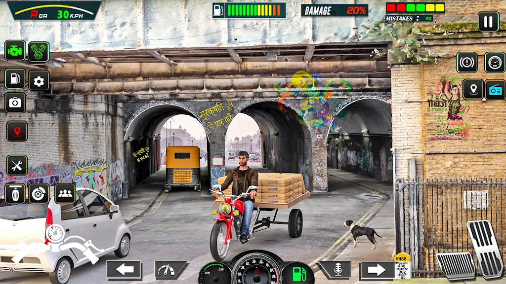 Tuk Tuk Rickshaw: Auto Game ဖန်သားပြင်ဓာတ်ပုံ 2