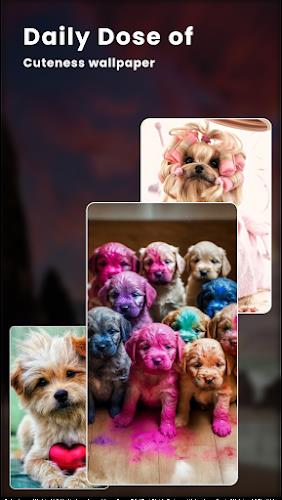 Puppy Love: Cute Dog Wallpaper Скриншот 3