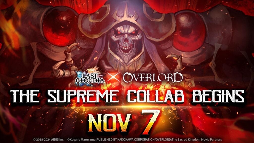 LAST CLOUDIA x การทำงานร่วมกันของ Overlord จะลดลงในสัปดาห์หน้า!