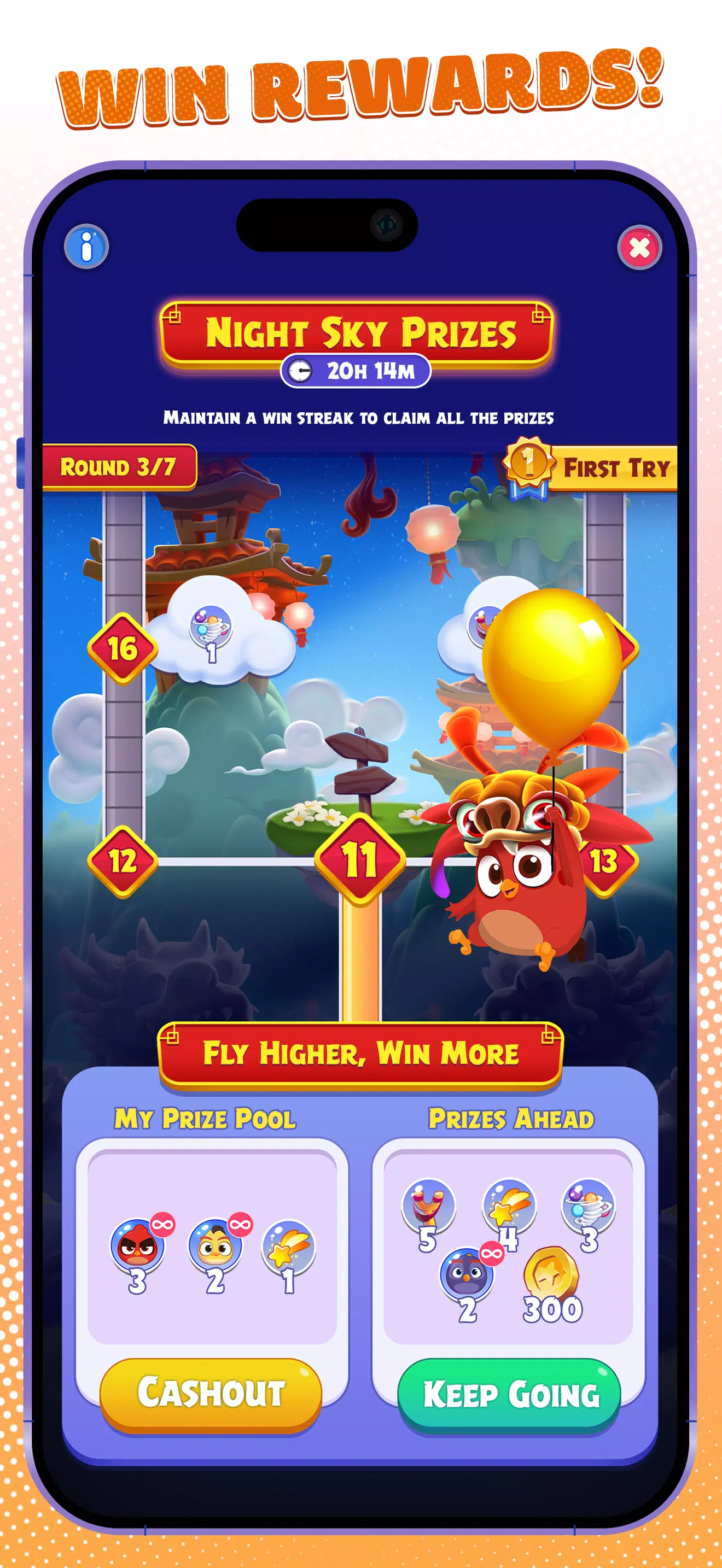 Angry Birds Dream Blast ภาพหน้าจอ 3