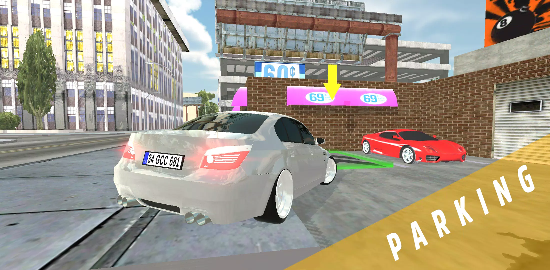Corolla Drift & Park Simulator Tangkapan skrin 1