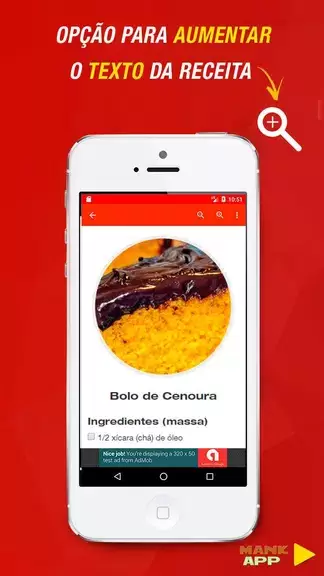 Receitas de Bolos Caseiros Capture d'écran 1