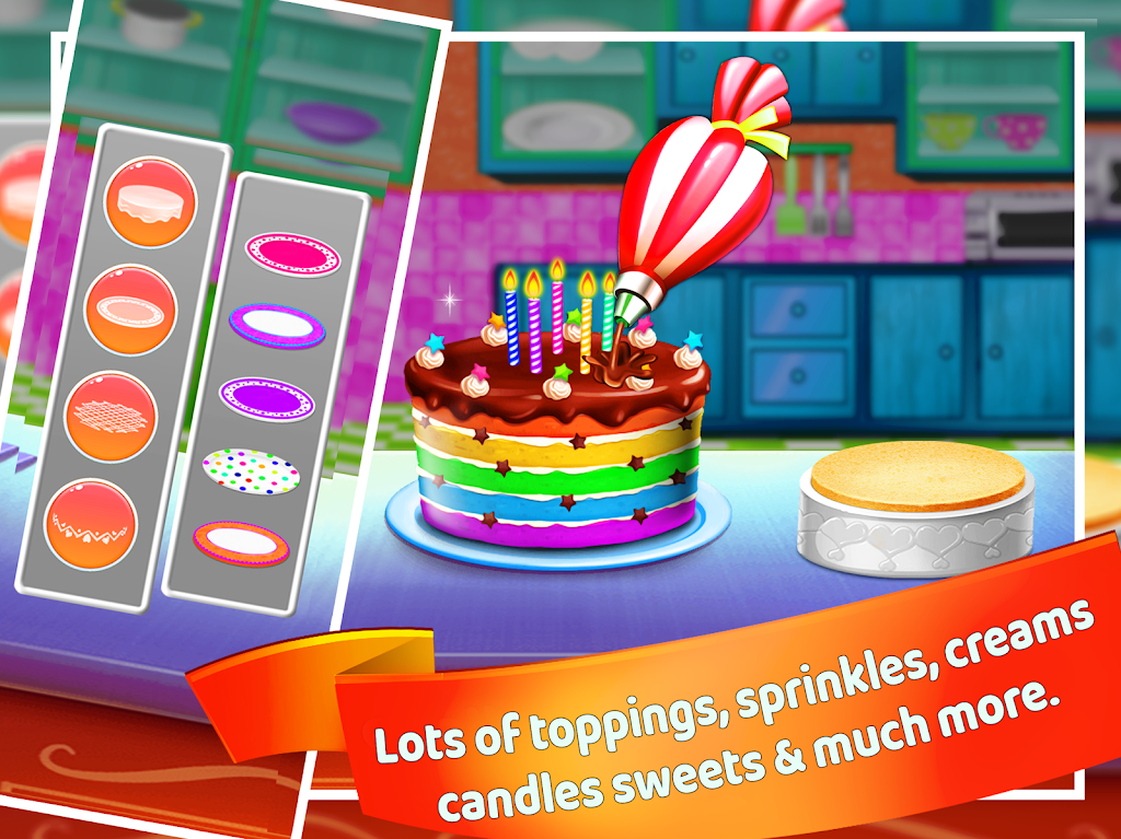 Cake Maker Cooking - Cake Game Captura de tela 1