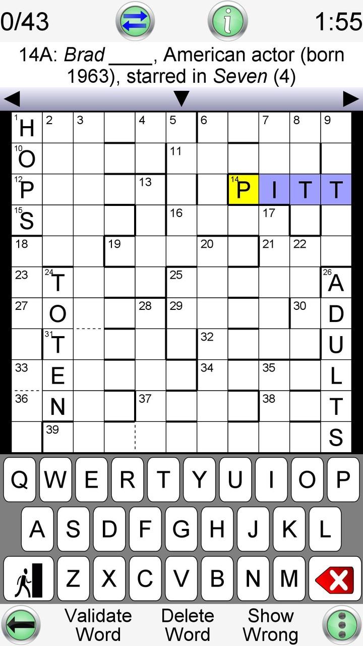 Schermata Barred Crossword 0