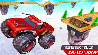 Monster Car Stunts Game 2023应用截图第3张