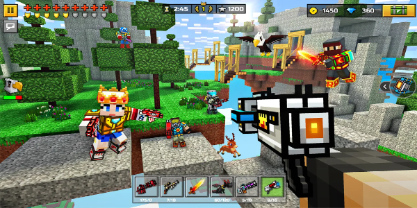 Menu do mod de pixel Gun 3d