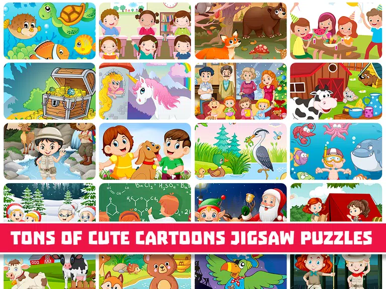 Princess Jigsaw Puzzles Kids ဖန်သားပြင်ဓာတ်ပုံ 0