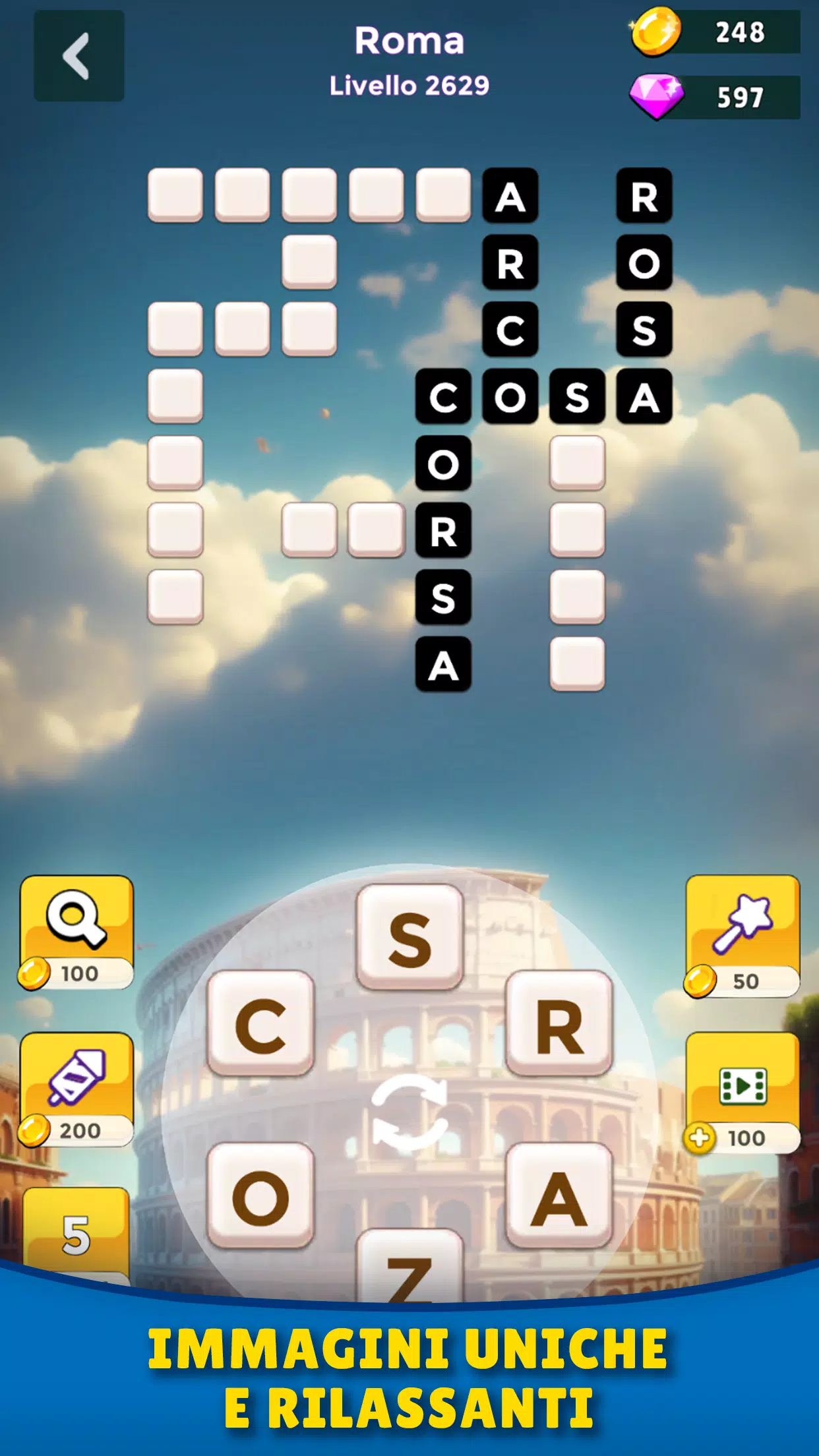 Schermata Giochi di Parole 2