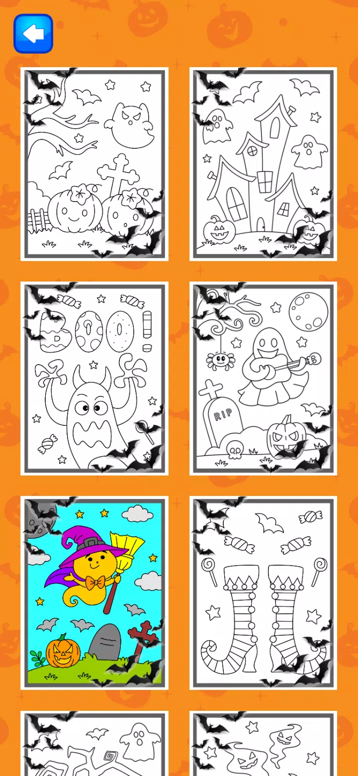 Halloween Coloring Game Captura de pantalla 3