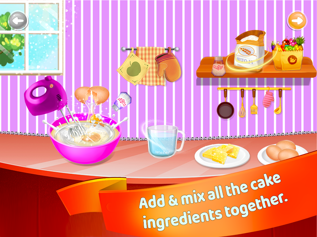 Cake Maker Cooking - Cake Game Captura de tela 0