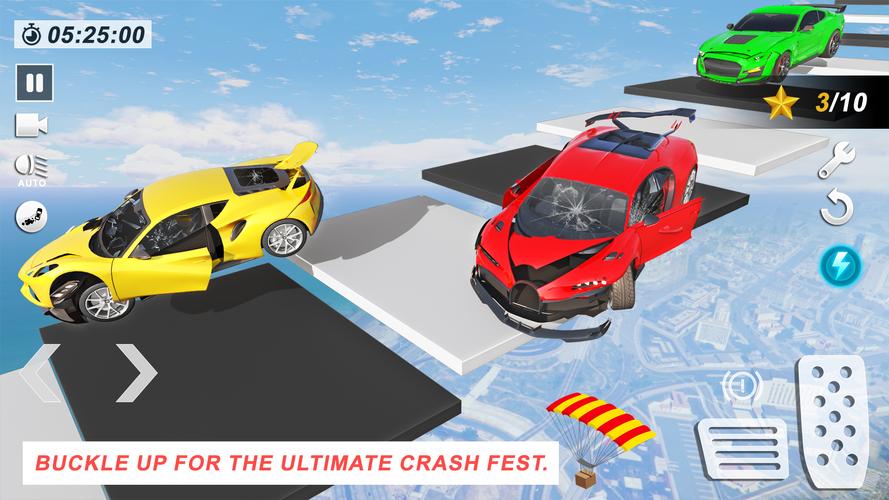 Car Crash Games Mega Car Games Ảnh chụp màn hình 3