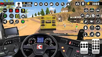 Offroad School Bus Driver Game Screenshot 2