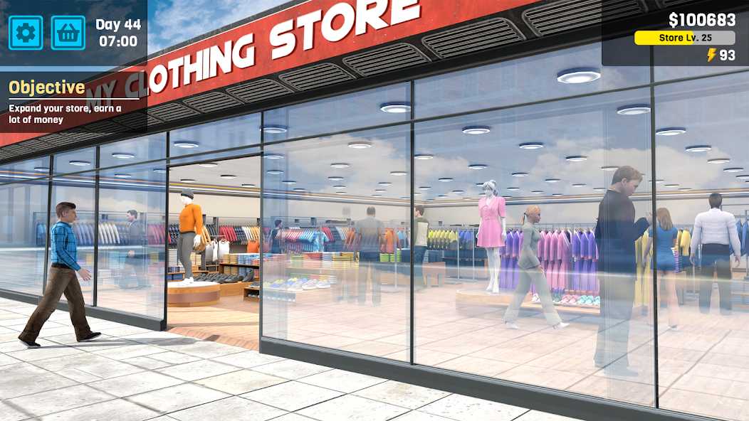 Clothing Store Simulator Mod स्क्रीनशॉट 0