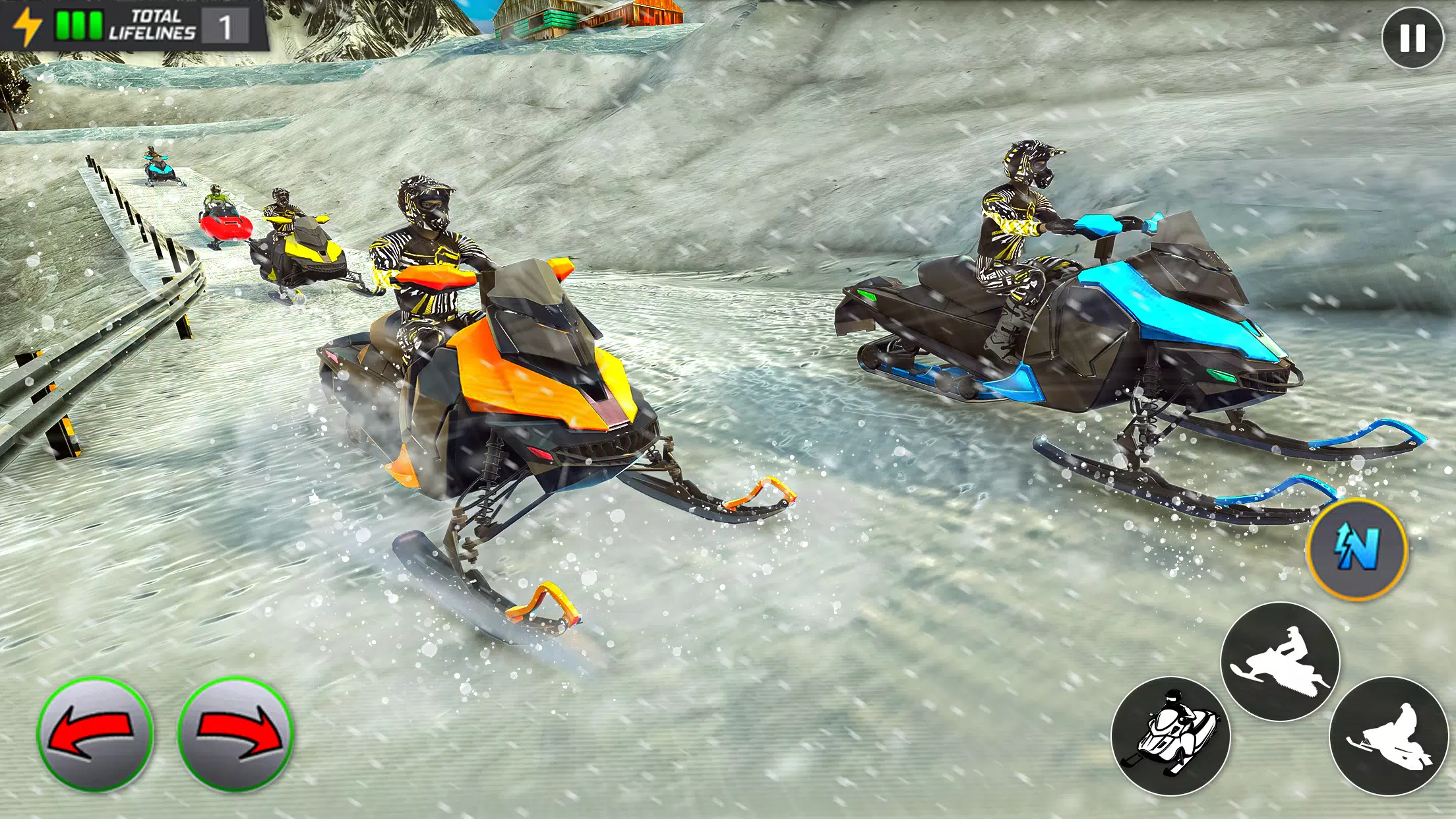 Crazy Skills Snowcross Games 스크린샷 0